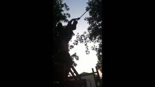 Double Rope Swing Fail