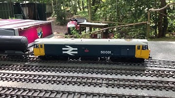 O gauge running at Brambleton Model Railway club 5th Setember 2020