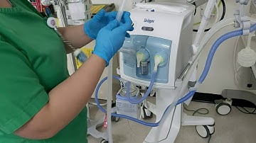 workshop 5 drager ventilator traning  babylog VN500 preuse test drager