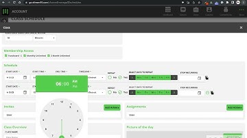 Creating Recurring Schedules