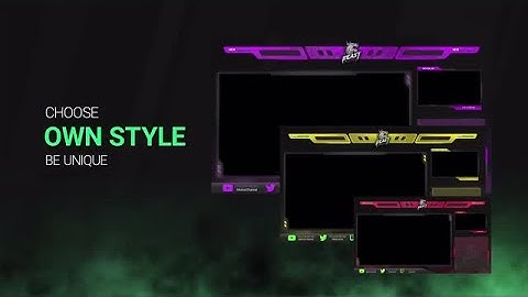 Stream Overlay Package Premiere Pro Templates