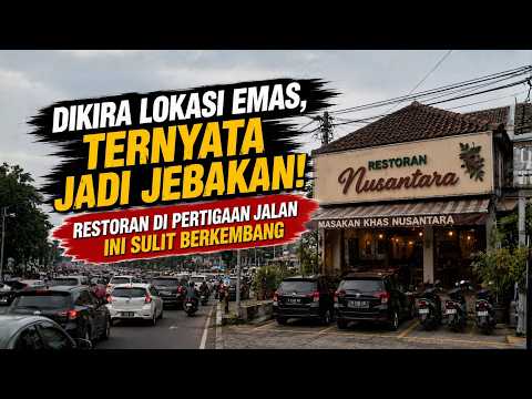 Lokasi Ramai Bukan Berarti Laris! Pelajaran dari Restoran yang Terus Merugi.  #idebisniskuliner