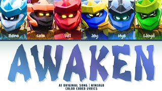 Ai Original Song Ninjago - Awaken Org By Me Color Coded 