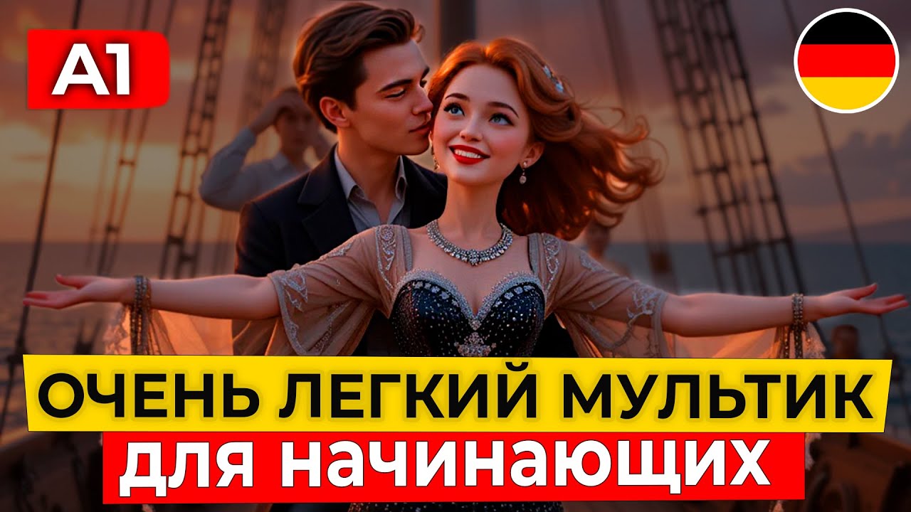 Учимся понимать НЕМЕЦКИЙ НА СЛУХ через мультик для самых начинающих