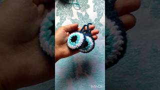 crochet evil eye 🧿 🧿 making #crochet #diy #gift #craft #keychain