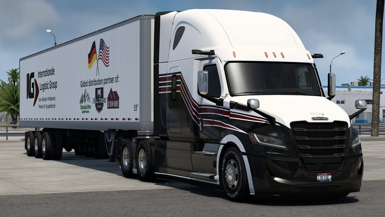 American Truck Simulator |  Longview (TX) to Reno (NV) | Freightliner Cascadia 2024