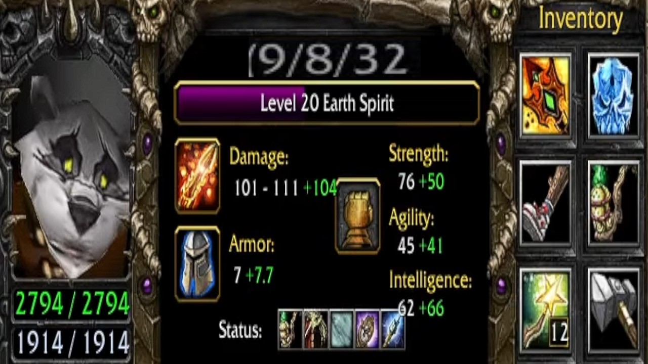 🟦Earth Spirit's epic back and forth game [Dota v6.89N] (ESP)