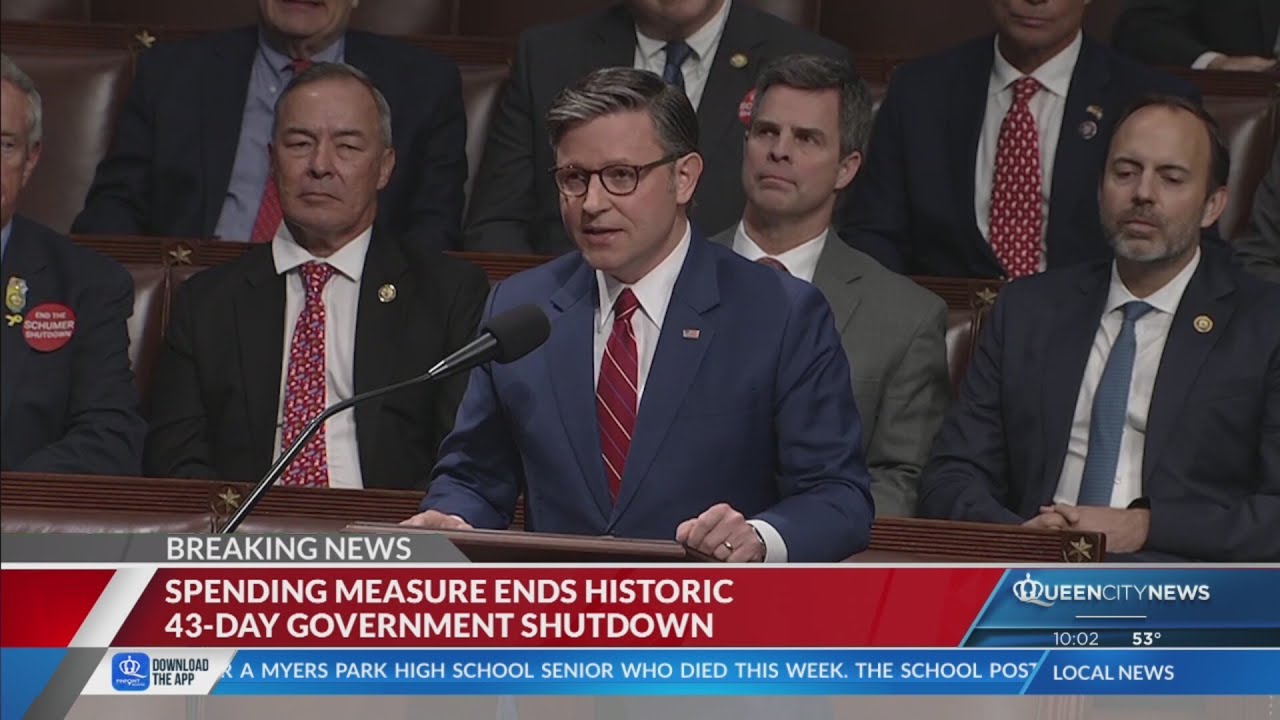 US House passes vote to end longest government shutdown in history ...