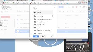 Adding Files to Multiple Folders in the Google Drive