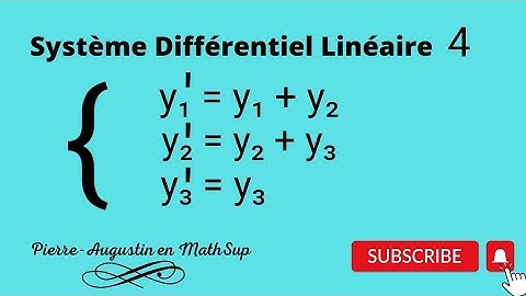 Système Différentiel Linéaire | Vidéo 2.0 Refaite en Description