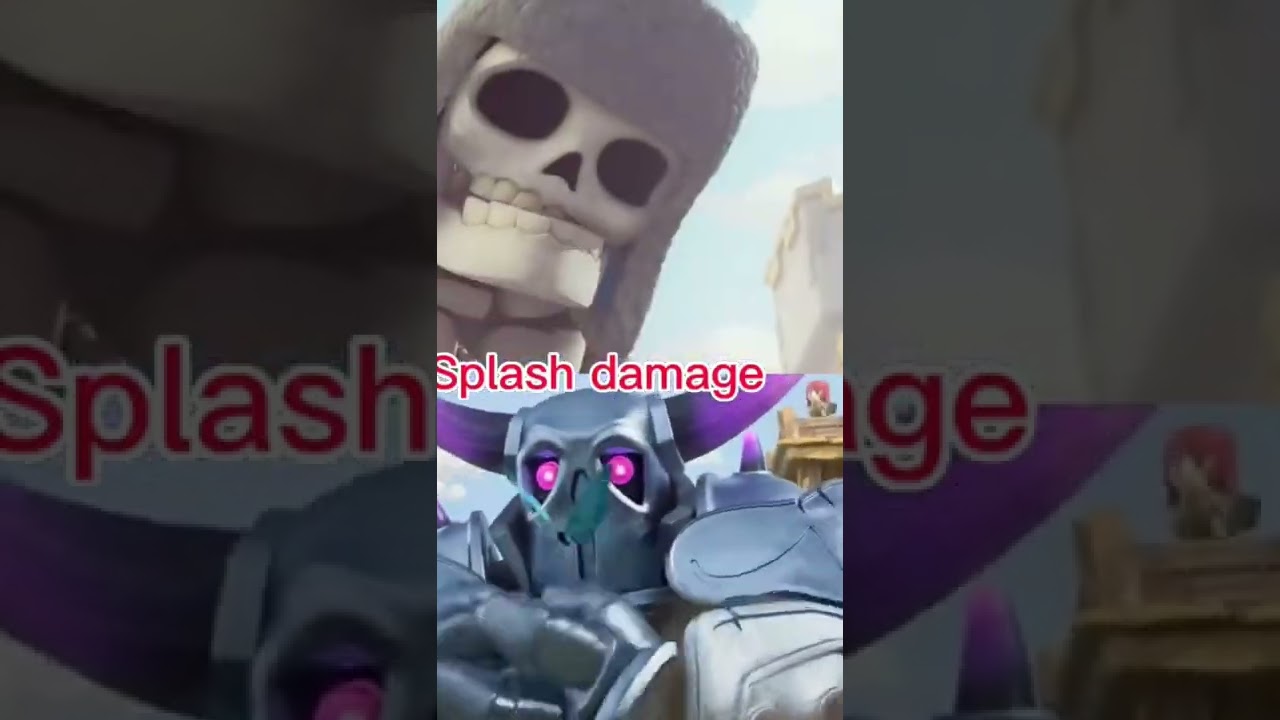 Giant skeleton vs Big pekka 