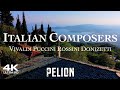 [4K] PELION 🇬🇷 Πήλιο 1 Hour Drone Aerial | Classical Music Donizetti Vivaldi Puccini Rossini Ελλαδα