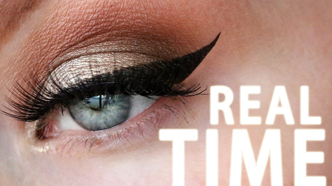 How to Apply Winged Eyeliner PERFECTLY | Shown in REAL TIME