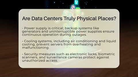 Are Data Centers Truly Physical Places? - Talking Tech Trends