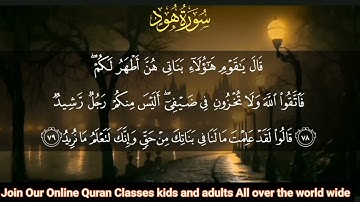 Surah Hood Part 03|Qari Ali Akbar|Online Quran Teacher|سورة هود|