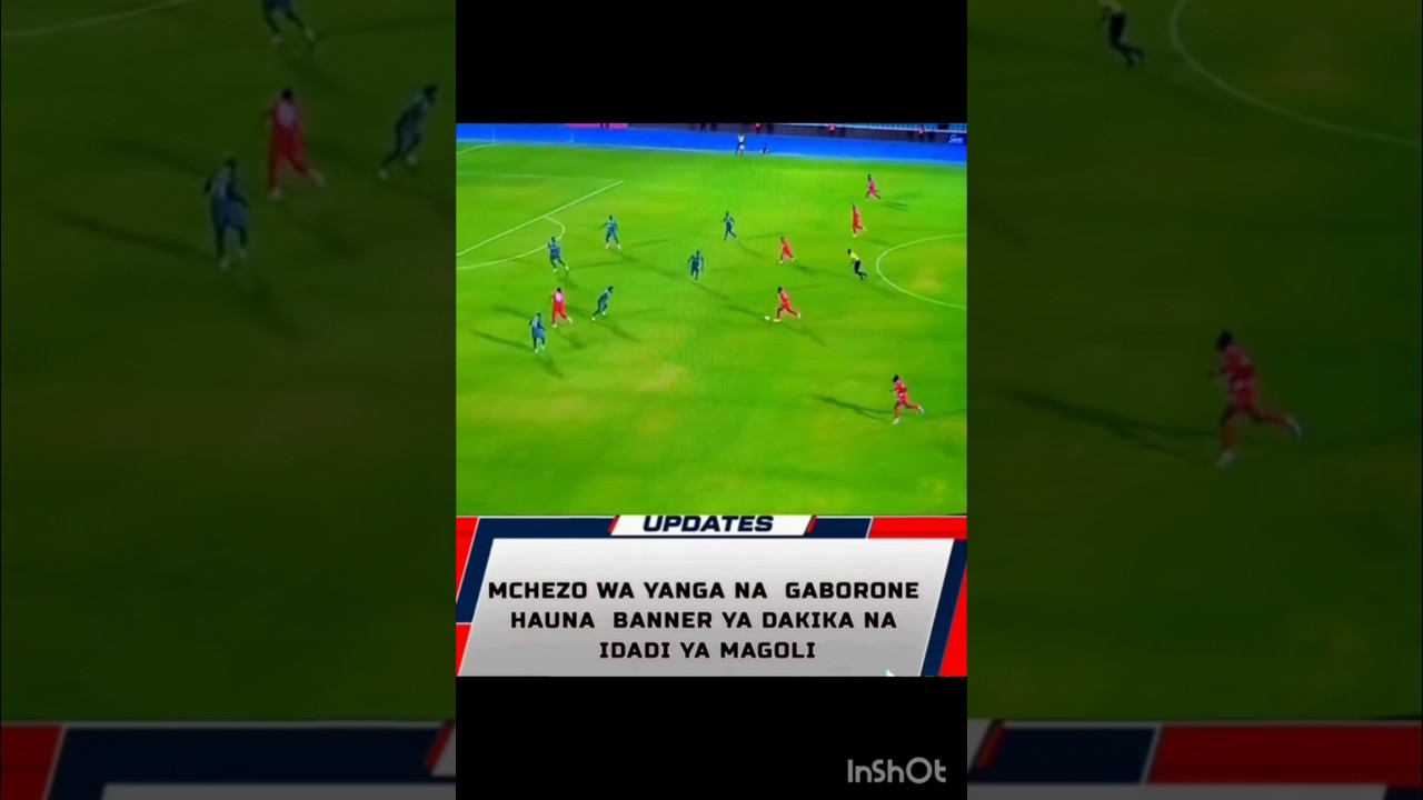 TAZAMA HILI NDIO GOLI WALILOFUNGWA YANGA  NA GABORON  UNITED ,UNI UZEMBE AU SIO UZEMBE