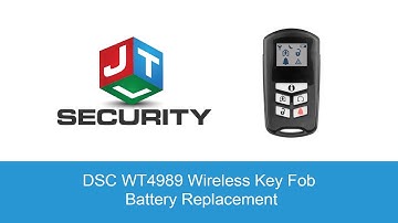 DSC 2-Way Wireless Key Fob Battery Replacement