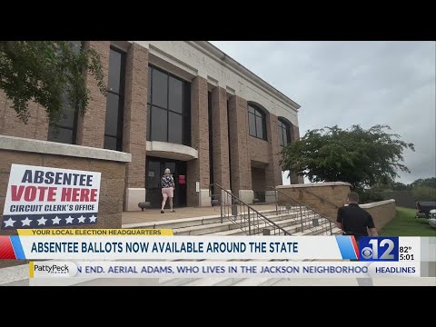 Absentee voting underway in Mississippi ahead of 2024 General Election