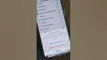 iPhone-contacten worden niet opgeslagen - Oplossing
