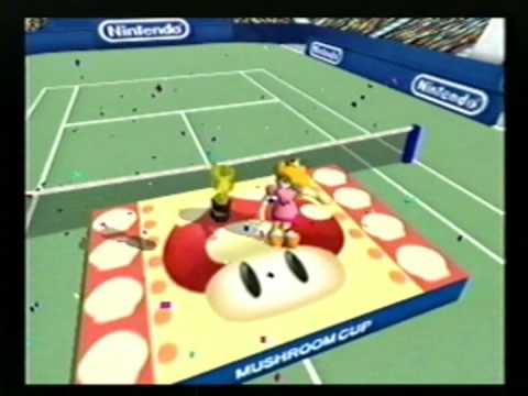 Mario Tennis - All Character Trophy Celebrations