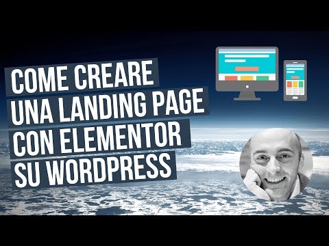 Creare una landing page con Elementor su WordPress (guida passo passo)