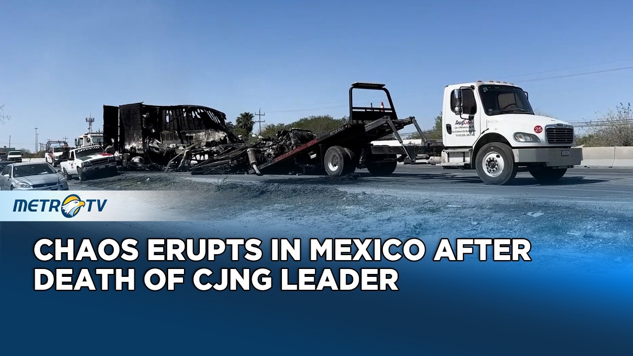 Roadblocks and Fires Reported After Cartel Leader Killed