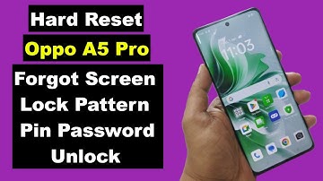 Hard Reset Oppo A5 Pro | Oppo A5 Pro Reset Screen Lock Pattern Pin Password Fingerprint Unlock