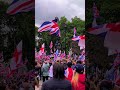 London Erupts in Flags & National Anthem 🇬🇧 @TommyRobinsonOnline #london #protest #fyp