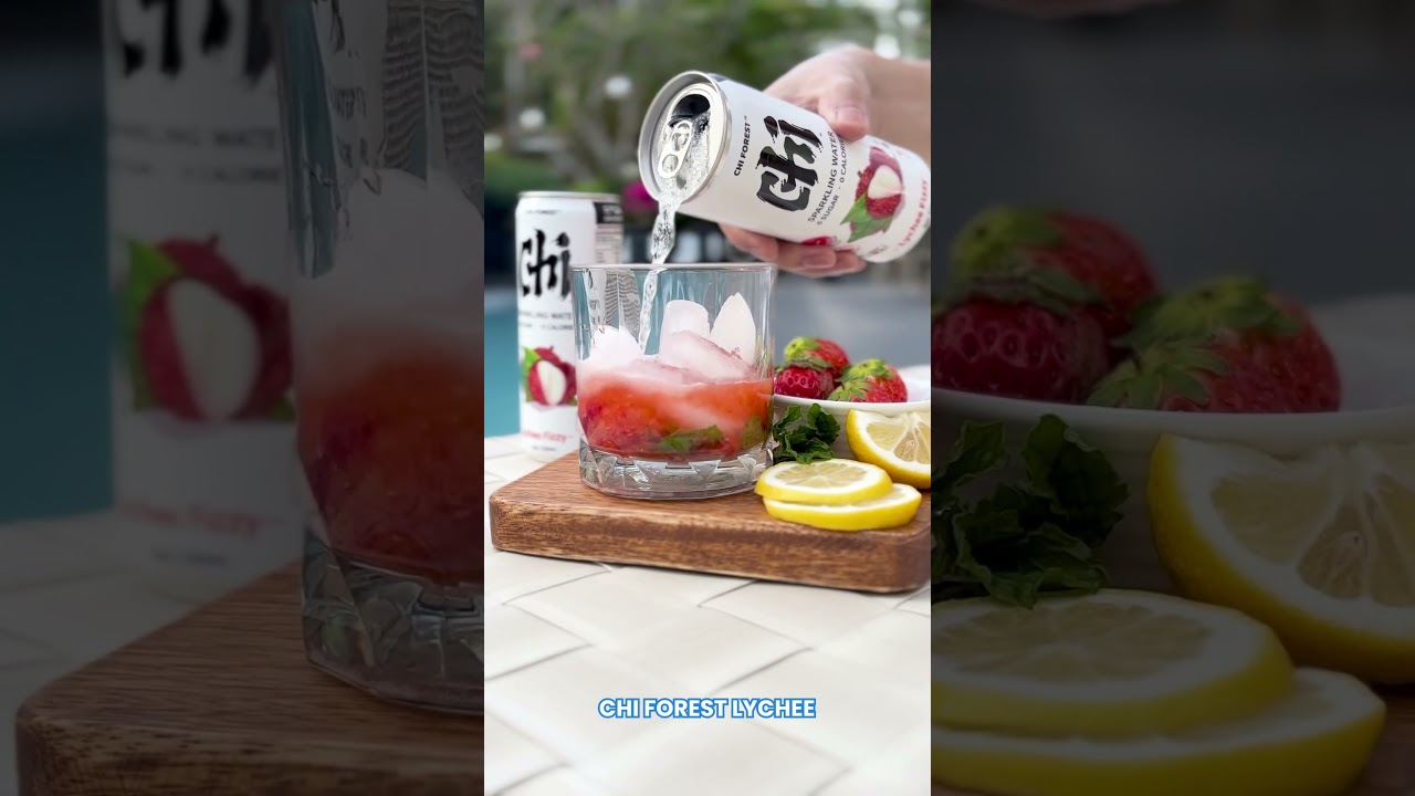 STRAWBERRY FIZZ MOCKTAIL -  Chi Forest PH ✨ 