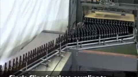 Bulk Depalletizers for 12 oz. and 22 oz. beer bottles  - A-B-C Model 108