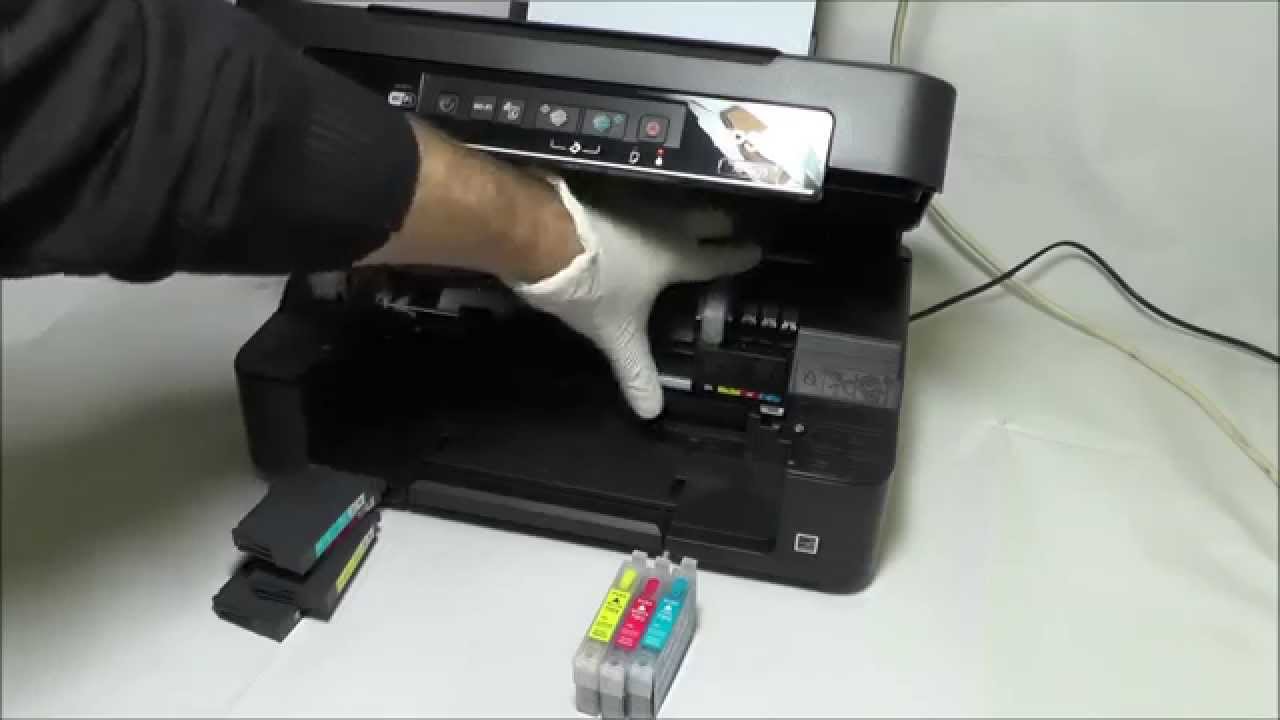 Cartucce ricaricabili Installazione sulla stampante Epson XP-215 - YouTube