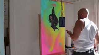 Painting a Contemporary Ballet Dancer | Timelapse