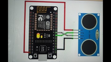 Practical Experiment using Ultrasonic sensor, nodemcu and Thingspeak