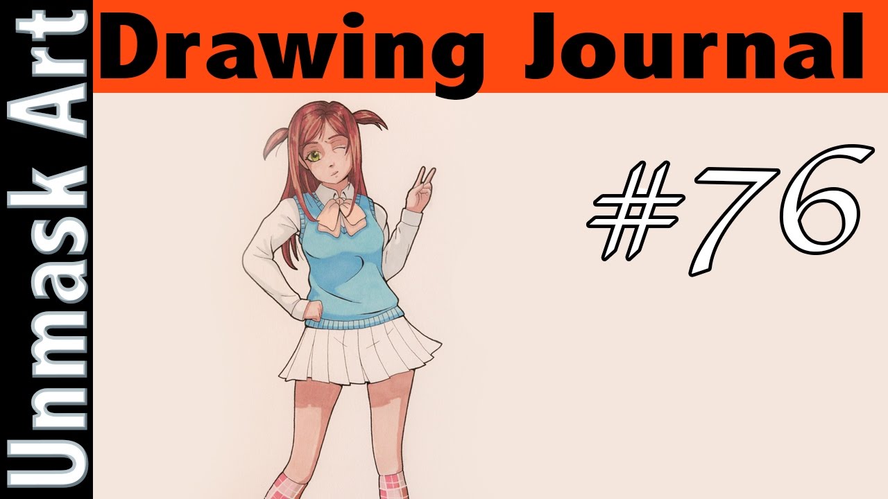 unmasked Drawing Journal #76 