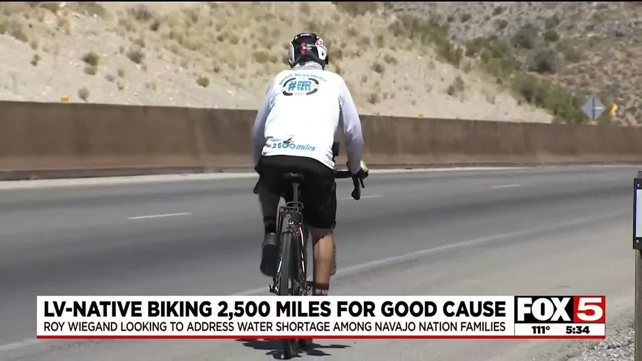 Las Vegas native biking 2,500 miles for a good cause