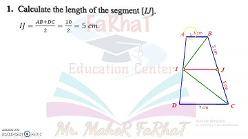 Math - Trapezoid and Mid Point Theorem