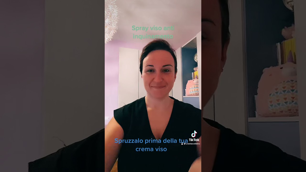 Spray per il viso idratante e anti inquinamento!