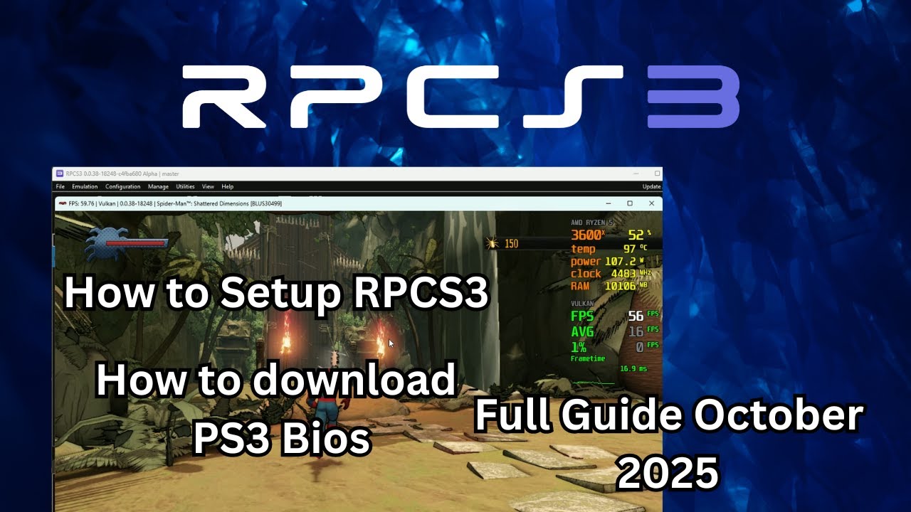 How To Setup RPCS3 - PS3 Emulator On PC October 2025 - Full Guide - YouTube