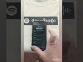 Spotify code on a tshirt cricut infusible ink