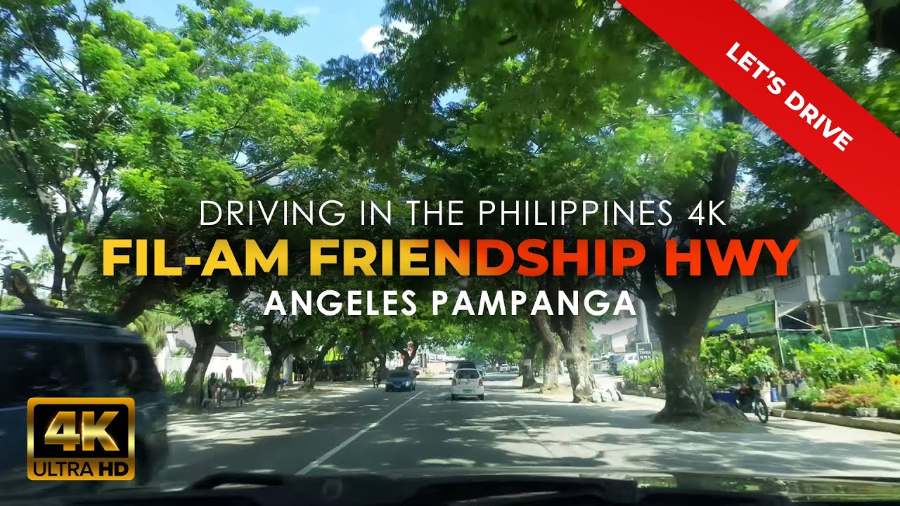 Angeles Pampanga driving tour in Fil-Am Friendship highway | Driving in the Philippines