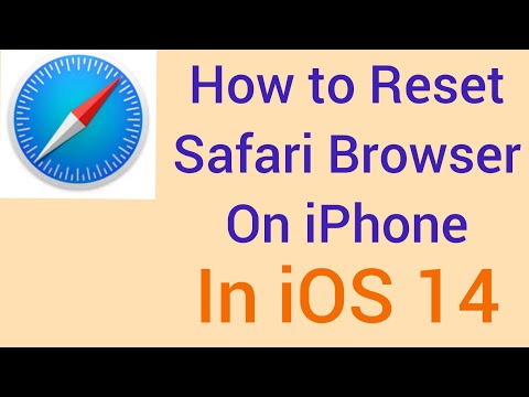 How to fix Reset Safari Browser on iphone and ipad in ios 14