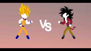 Goku SSJ2 Vs Super Saiyan 4 Goku Stick Fight!!! | Stick Shadow: War Fight screenshot 4
