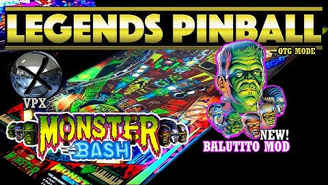 MONSTER BASH (Balutito Mod) VPX on AtGames Legends Pinball OTG Mode