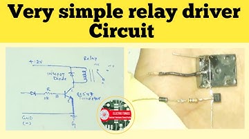Relay driver circuit basics: How to create circuits at home
