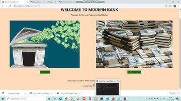 Basic Banking System | The Sparks Foundation | #GRIPMAR21| Web Development Intern | Rahul Jain