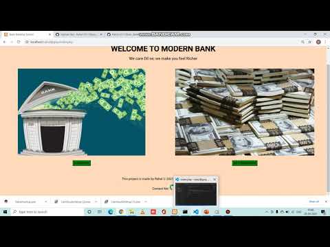 Basic Banking System | The Sparks Foundation | #GRIPMAR21| Web Development Intern | Rahul Jain