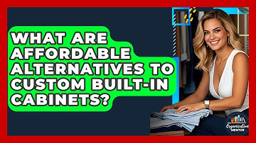 What Are Affordable Alternatives To Custom Built-in Cabinets? - Your Organization Mentor