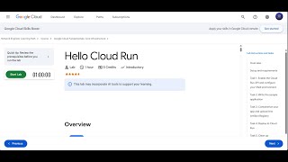 Hello Cloud Run lab  #google #googlecloud