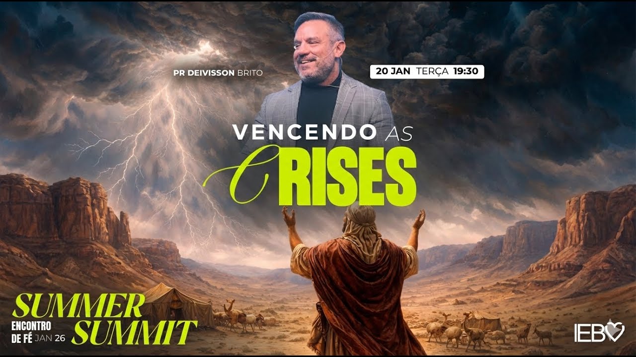 VENCENDO AS CRISES | Pr Deivisson Brito | Culto Encontro de Fé | 20/01/26