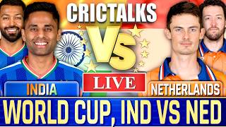 🔴 India vs Netherlands, T20 World Cup 2026, Live Cricket Match Today Scores & Commentary Last 9 Over